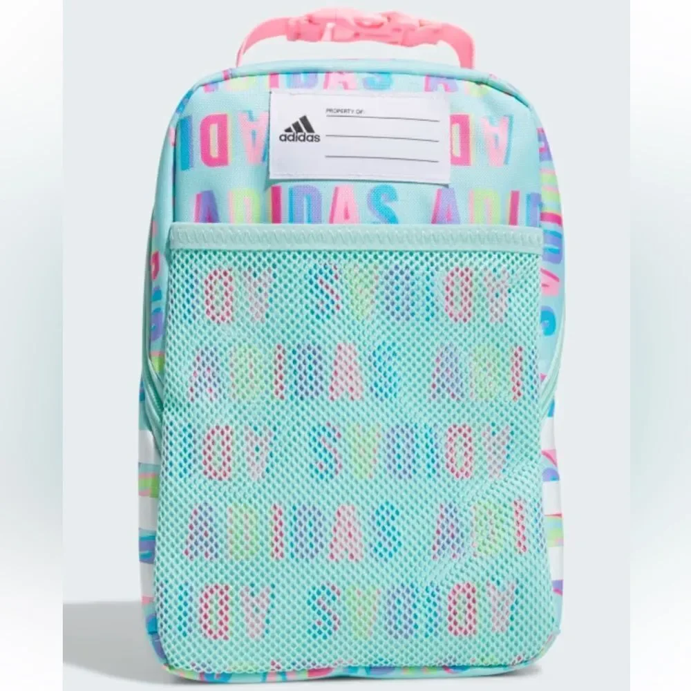 Adidas Foundations 6 Backpack and Adidas Santiago 3 Lunch Bag Set - Picture 7 of 12
